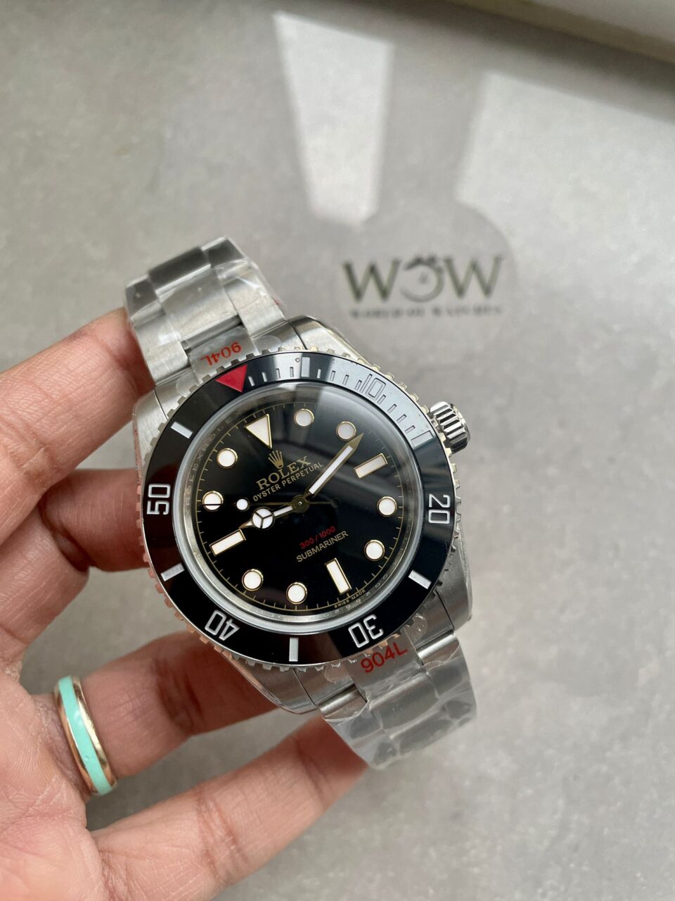 GMF FACTORY 1:1 Rolex Submariner “Tempus Machine Red Depth 216A” 904L SS Black Dial A3130