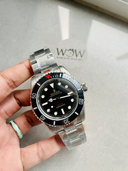 GMF FACTORY 1:1 Rolex Submariner “Tempus Machine Red Depth 216A” 904L SS Black Dial A3130