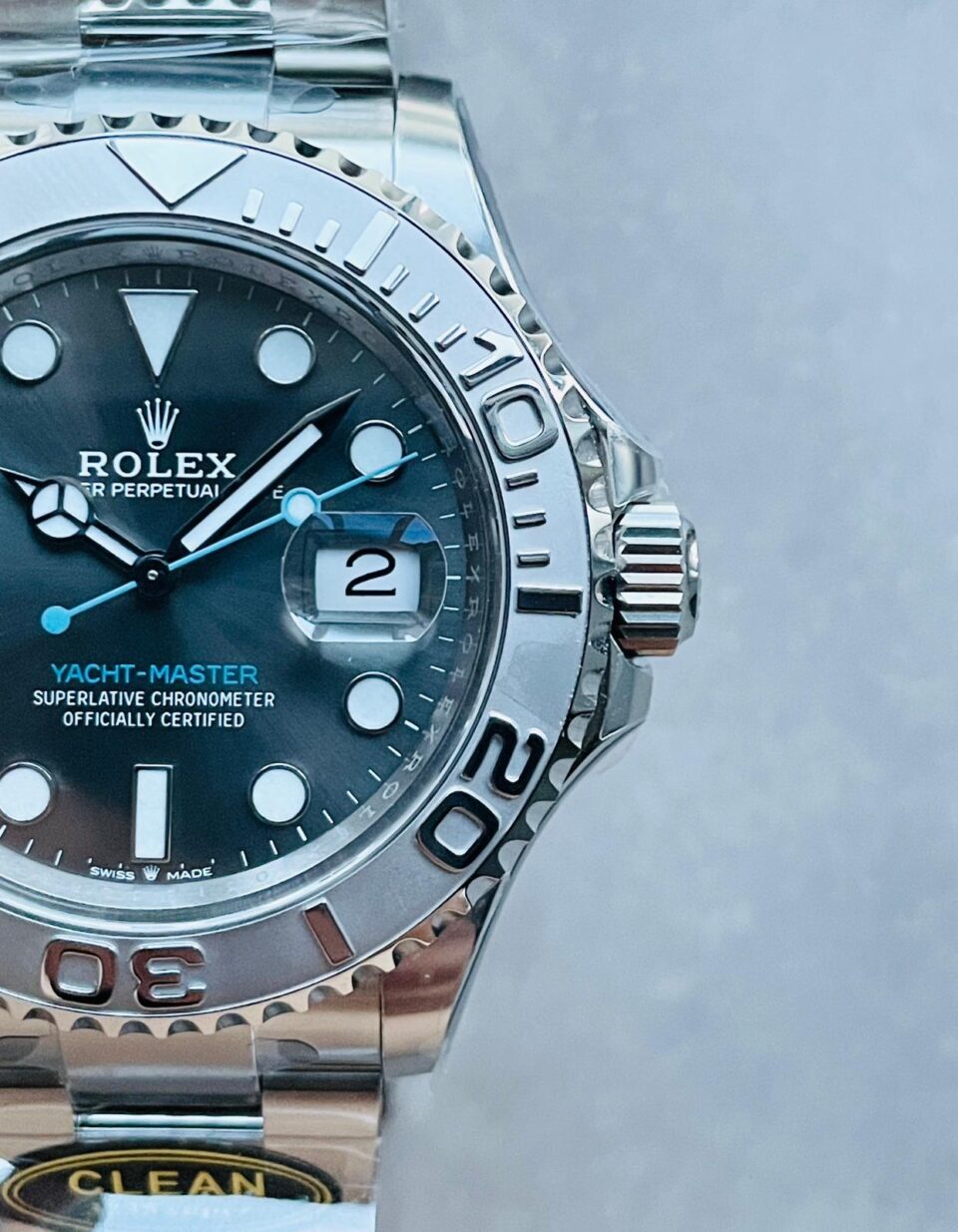 CLEAN FACTORY 1:1 Rolex Yacht-Master 126622 904L Steel Best Edition Rhodium Dial on SS Bracelet VR3235