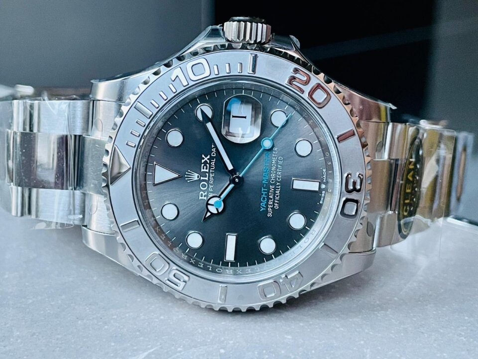 CLEAN FACTORY 1:1 Rolex Yacht-Master 126622 904L Steel Best Edition Rhodium Dial on SS Bracelet VR3235