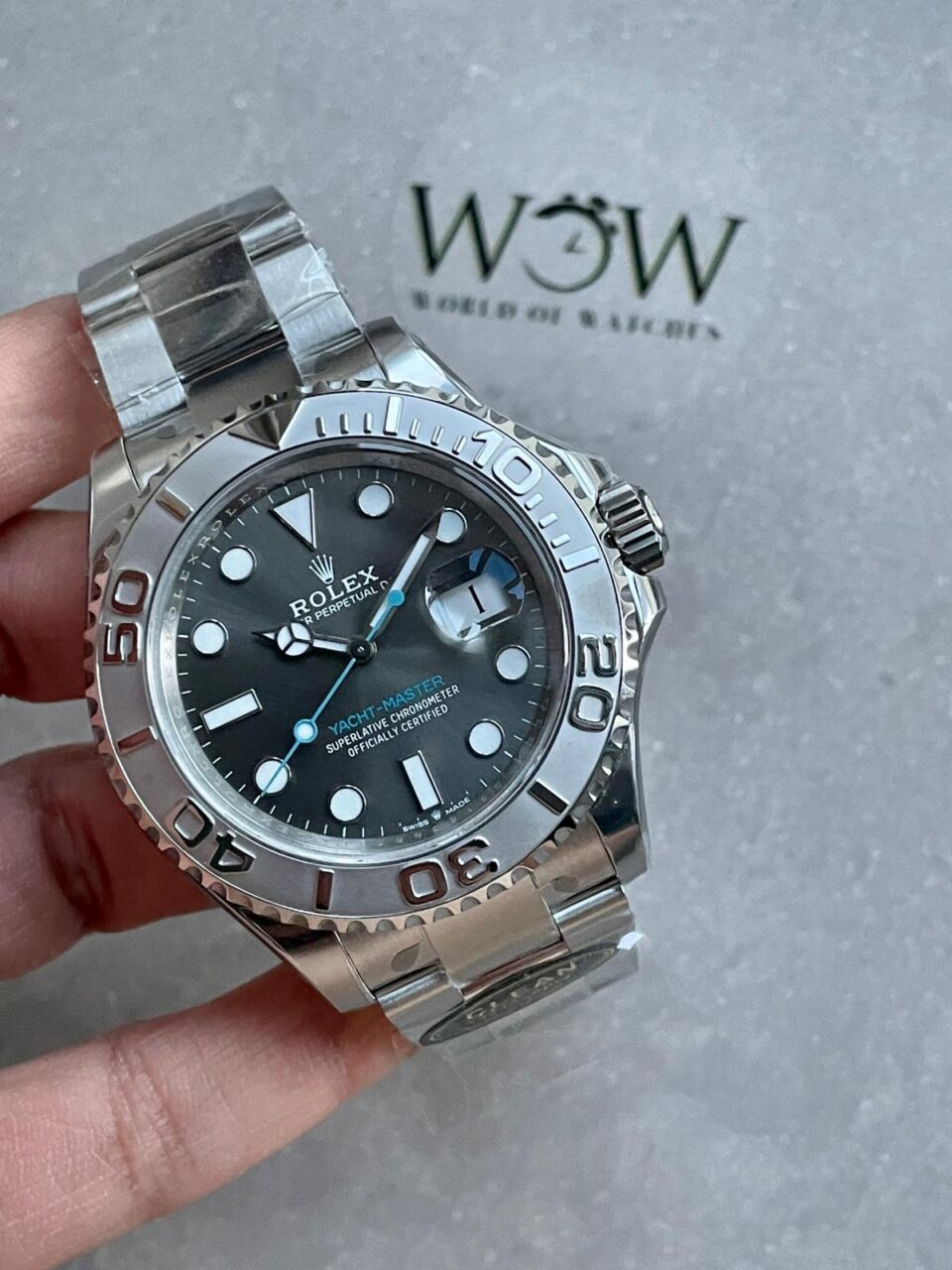 CLEAN FACTORY 1:1 Rolex Yacht-Master 126622 904L Steel Best Edition Rhodium Dial on SS Bracelet VR3235