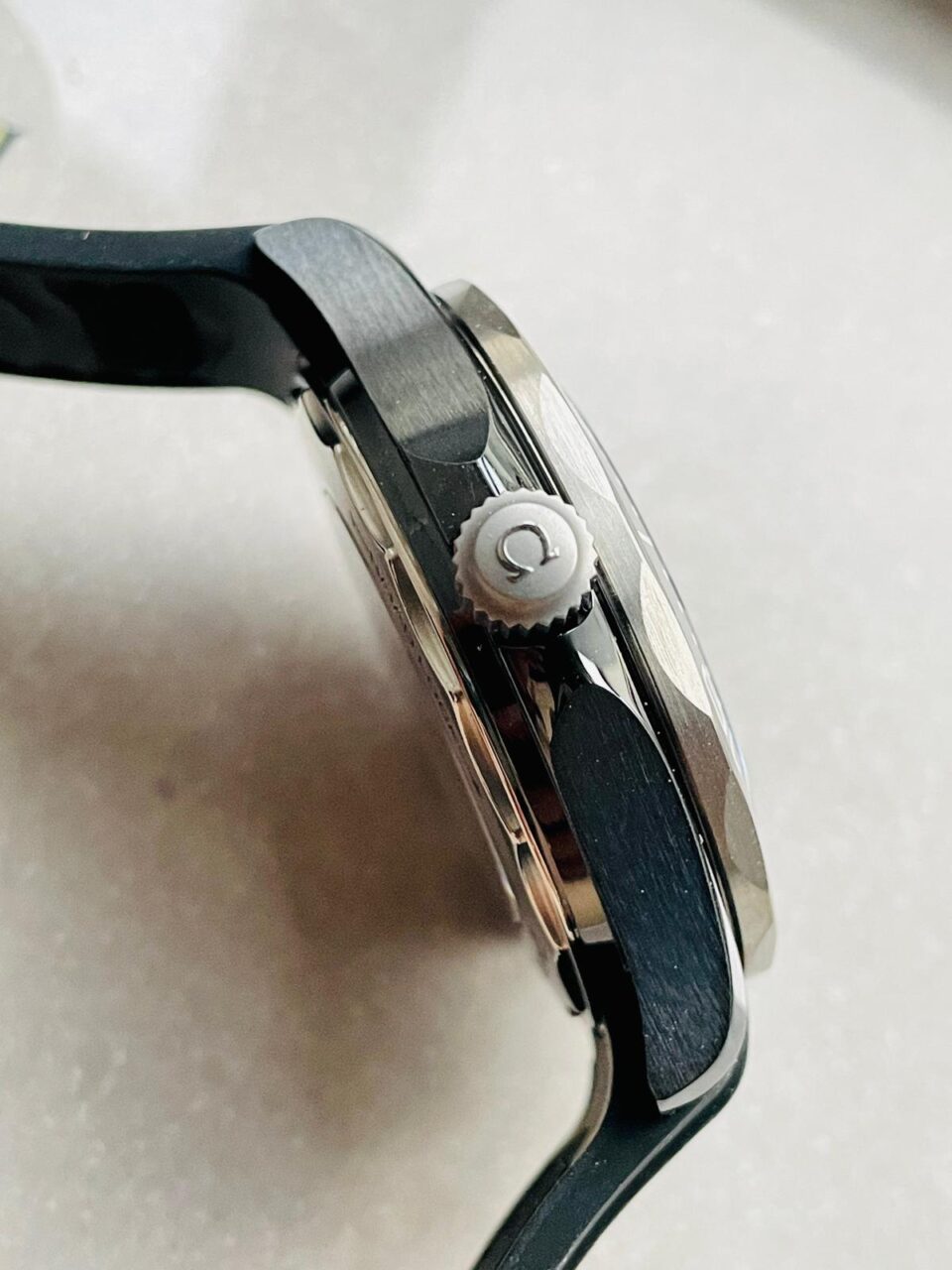 Seamaster Diver 300M 43.5mm VSF 1:1 Best Edition Ceramic Case Black Dial on Black Rubber Strap A8806