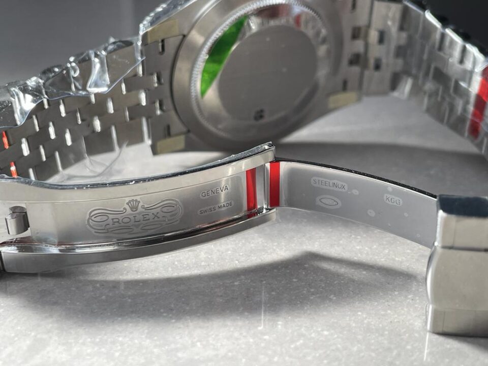 VSF Factory 1:1 Rolex Datejust 41mm 126334 904L SS Fluted Bezel Patterned Blue MOTIF Dial VS3235