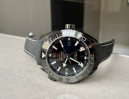 Omega Seamaster Planet Ocean 600M Deep Black In Red GMT 215.92.46.22.01.001 VSF PVD Black Dial Swiss 8906