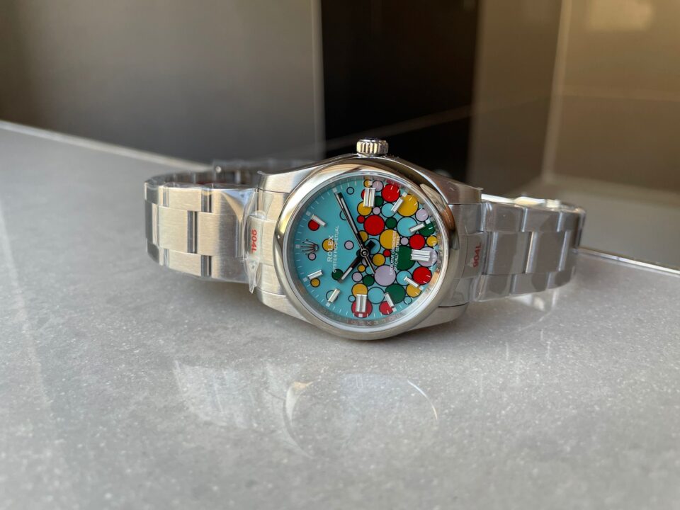 KRF Factory 1:1 Rolex Oyster Perpetual 36 126000 904L SS Bubble Dial A2824