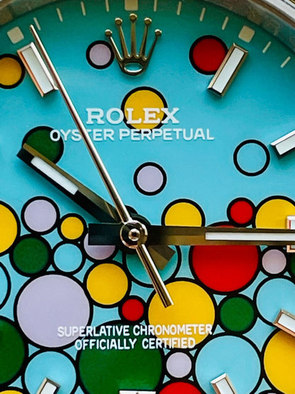KRF Factory 1:1 Rolex Oyster Perpetual 36 126000 904L SS Bubble Dial A2824