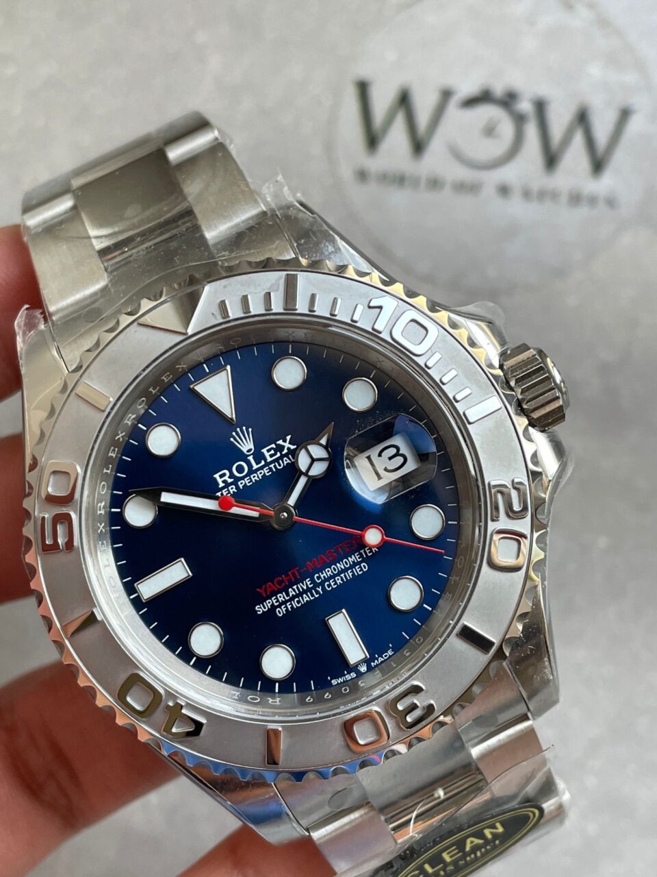 Clean Factory 1:1 Rolex Yacht-Master 126622 Best Edition 904L Steel Blue Dial on SS Bracelet VR3235
