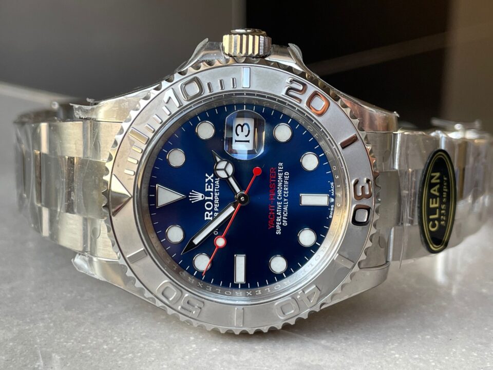 Clean Factory 1:1 Rolex Yacht-Master 126622 Best Edition 904L Steel Blue Dial on SS Bracelet VR3235