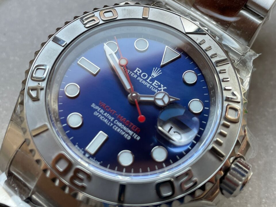 Clean Factory 1:1 Rolex Yacht-Master 126622 Best Edition 904L Steel Blue Dial on SS Bracelet VR3235