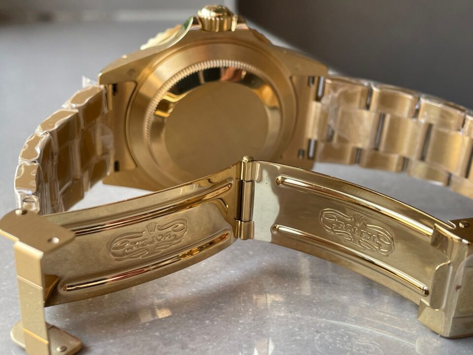 Clean Factory 1:1 Rolex Submariner 116618 LB Best Edition Blue Ceramic YG Plated 904L Steel VS3135