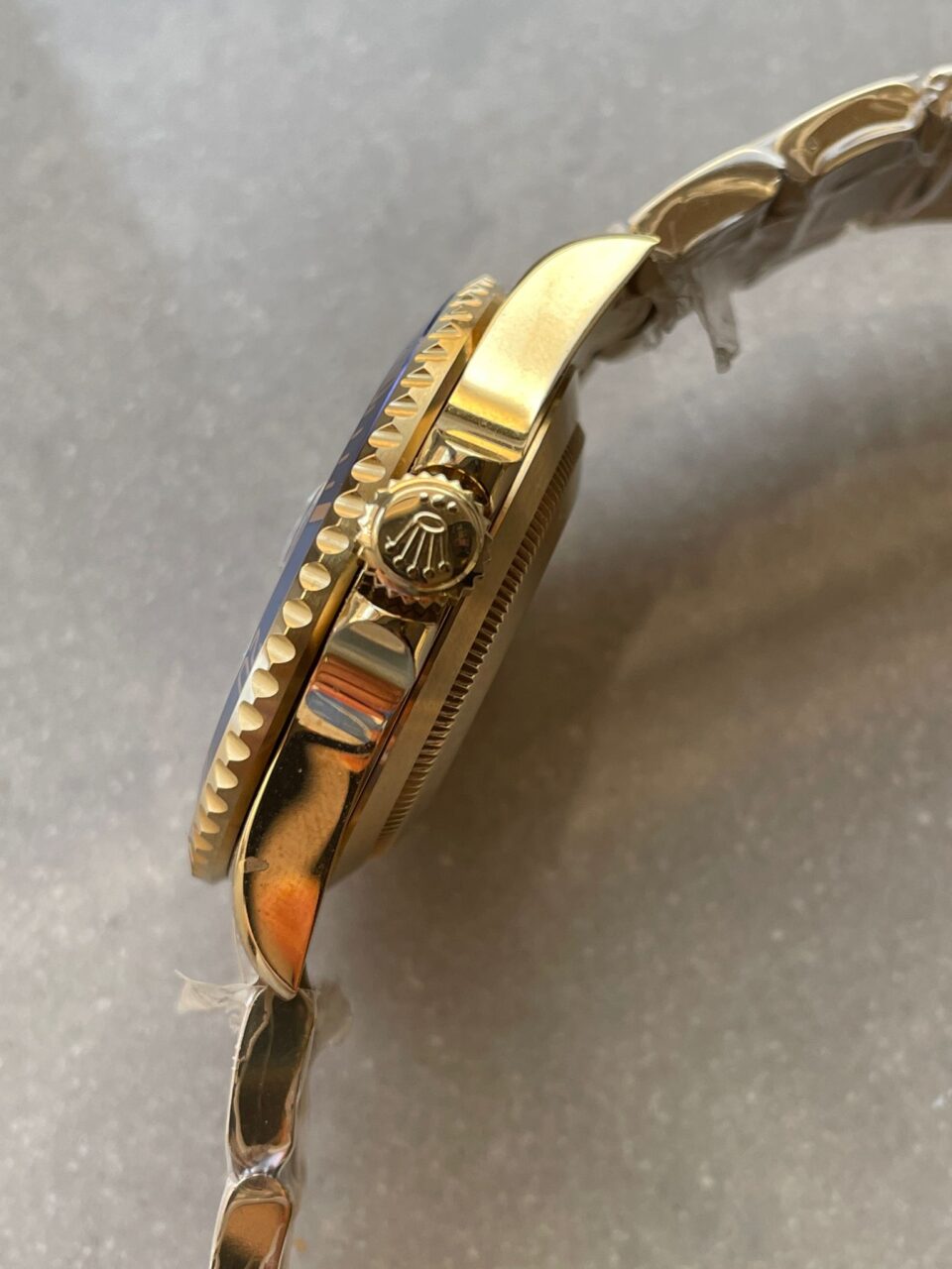 Clean Factory 1:1 Rolex Submariner 116618 LB Best Edition Blue Ceramic YG Plated 904L Steel VS3135