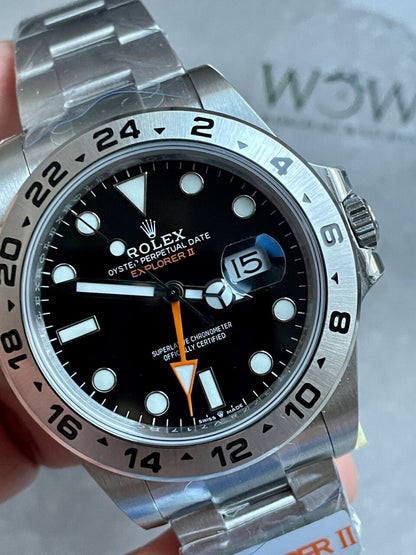 JVSF Factory 1:1 Rolex Explorer II 42mm 226570 904L SS Best Edition Black Dial VR3285