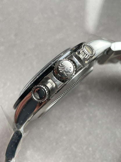 CLEAN FACTORY 1:1 Rolex Daytona 116500 PANDA Best Edition CF 904L SS Case and BLACK Dial