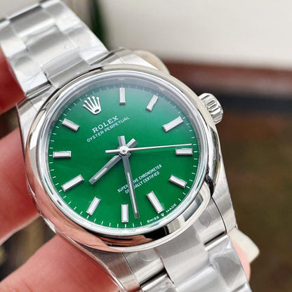 EWF Factory 1:1 Rolex Oyster Perpetual 31mm 277200 Best Edition GREEN Dial