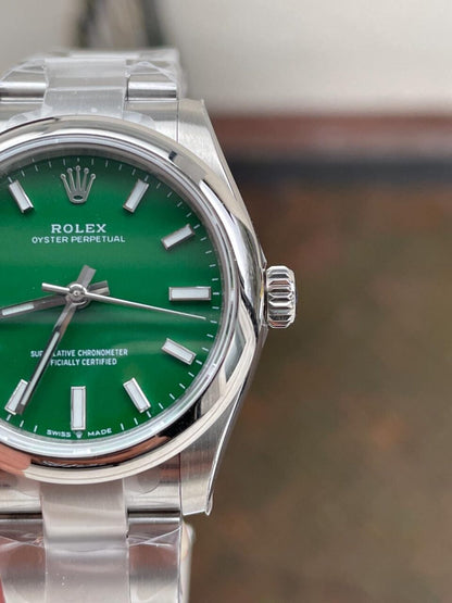EWF Factory 1:1 Rolex Oyster Perpetual 31mm 277200 Best Edition GREEN Dial