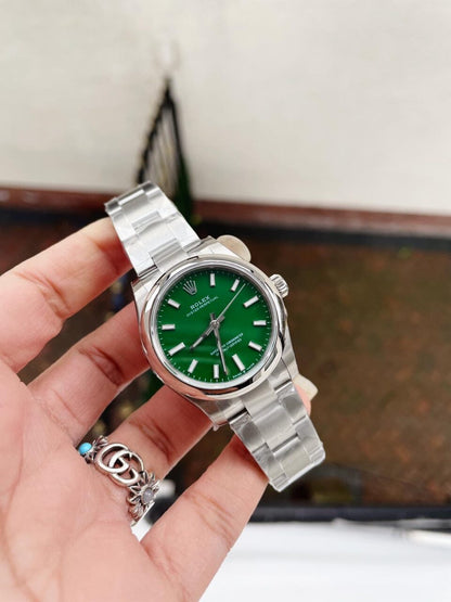 EWF Factory 1:1 Rolex Oyster Perpetual 31mm 277200 Best Edition GREEN Dial