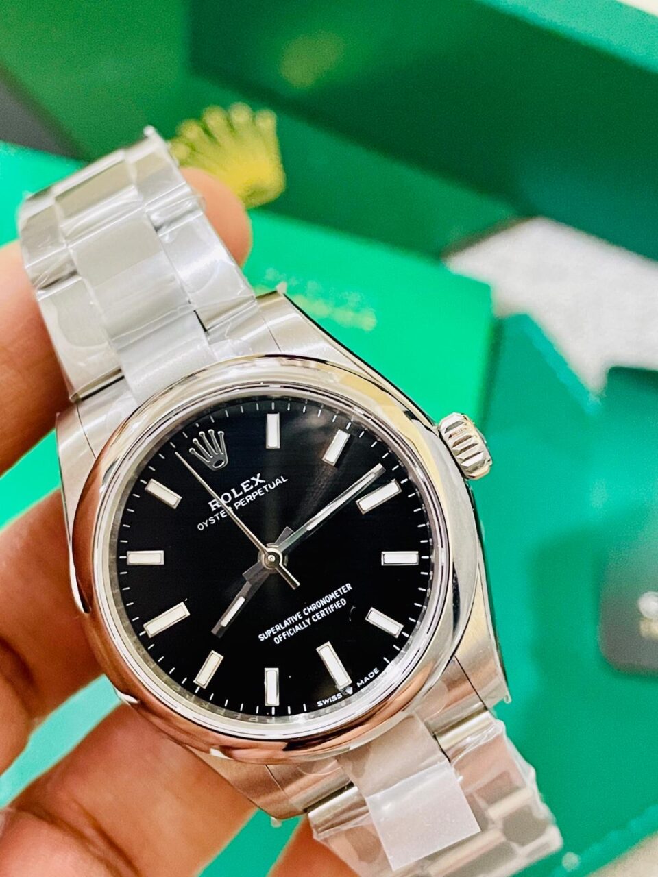 EWF Factory 1:1 Rolex Oyster Perpetual 31mm 277200 Best Edition BLACK Dial