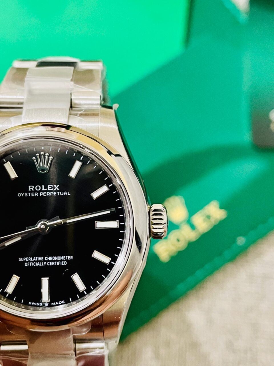 EWF Factory 1:1 Rolex Oyster Perpetual 31mm 277200 Best Edition BLACK Dial