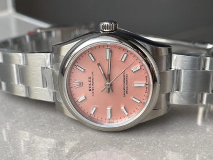 EWF Factory 1:1 Rolex Oyster Perpetual 31mm 277200 Best Edition PINK Dial