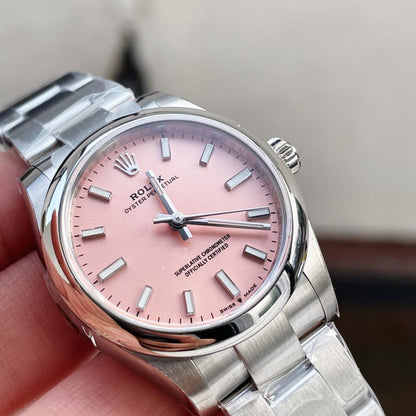 EWF Factory 1:1 Rolex Oyster Perpetual 31mm 277200 Best Edition PINK Dial