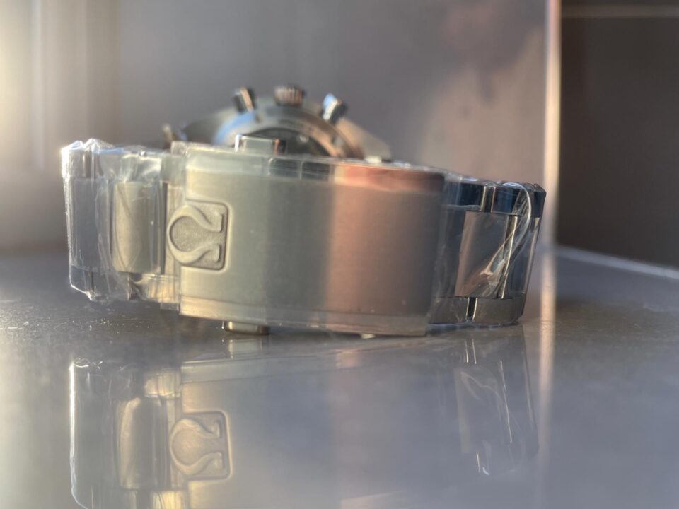 Speedmaster 50th Anniversary of APOLLO 11 The Moon Landing OMF Best Edition on SS Bracelet Manual Winding Chrono Movement