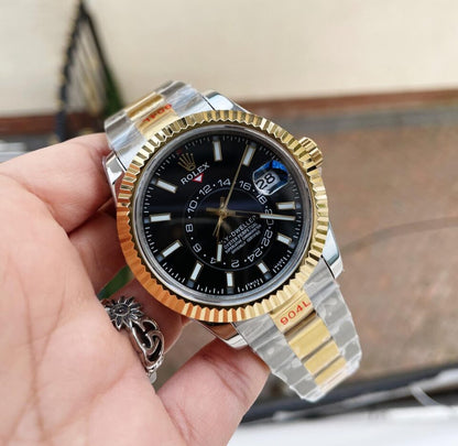 Noob FACTORY 1:1 Rolex Sky-Dweller 326934 SS Best Edition Black Dial A23J