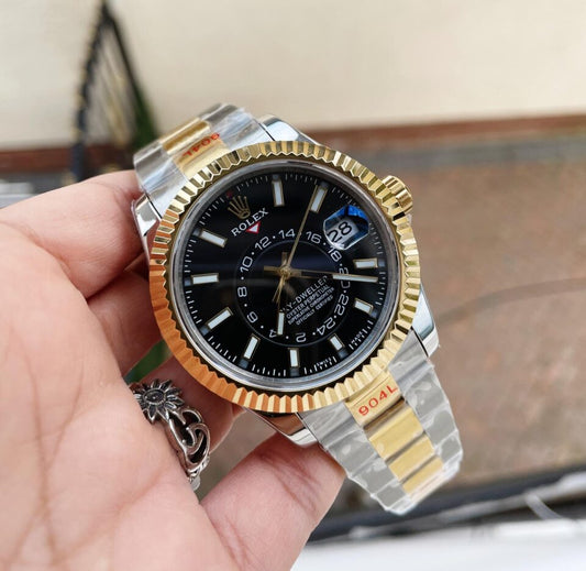Noob FACTORY 1:1 Rolex Sky-Dweller 326934 SS Best Edition Black Dial A23J