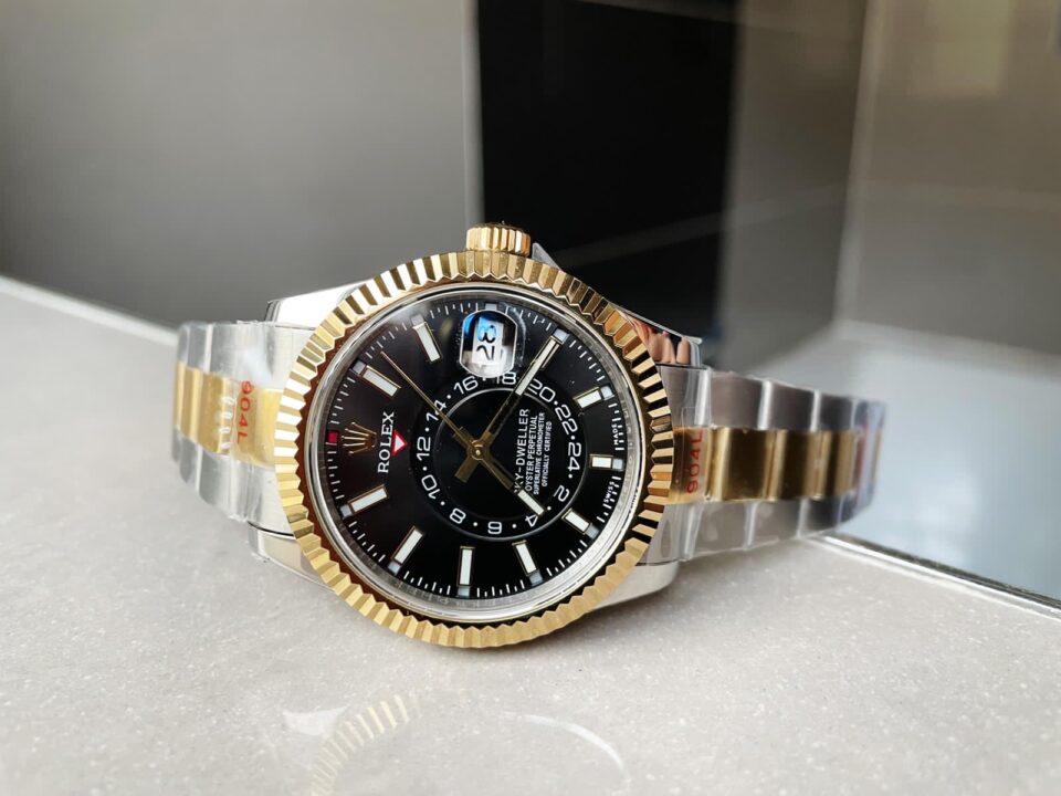 Noob FACTORY 1:1 Rolex Sky-Dweller 326934 SS Best Edition Black Dial A23J