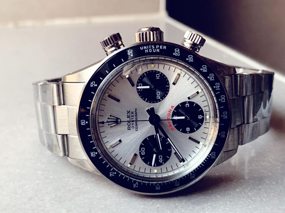 VINTAGE Rolex Daytona 6263 SS White Dial 2 on Bracelet Venus 75