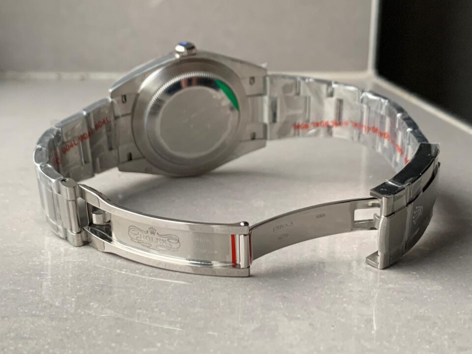 EW FACTORY 1:1 Rolex OYSTER PERPETUAL BRIGHT BLACK DIAL41MM Asian A3230