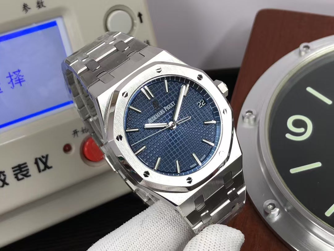 ap Royal Oak 15500 Blue Dial with 4302 Movement