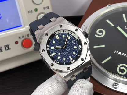 APSF ap Royal Oak Offshore Diver 15720 Blue Dial with Super 4308 Movement