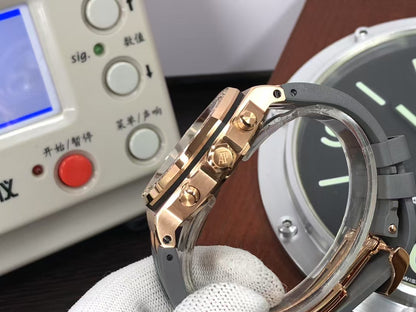RXWF ap Royal Oak 26231 37mm Swiss Quartz Movement Rose Gold Case Diamond Bezel