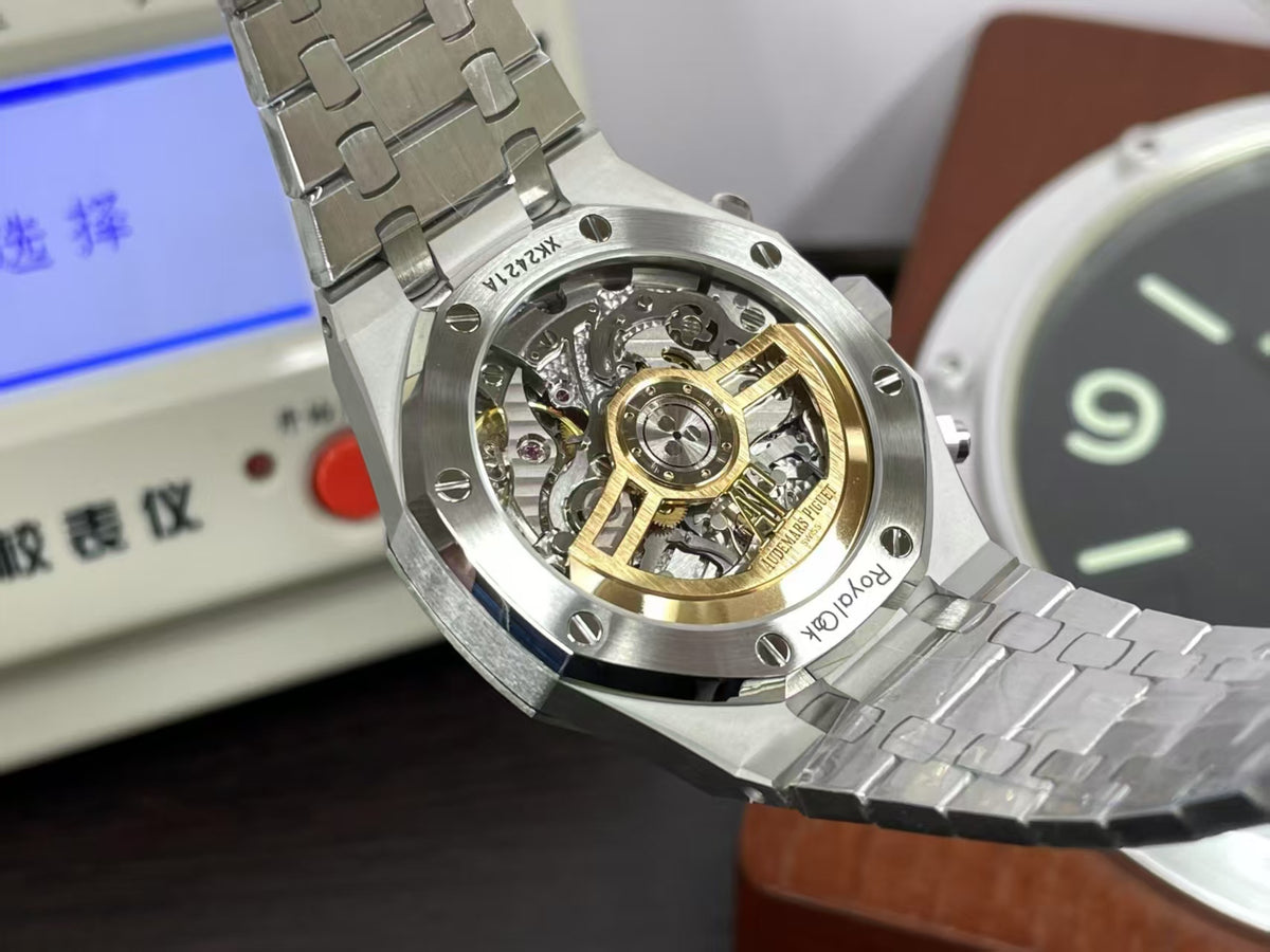 Swiss ap Royal Oak Chronograph 26240 Black Dial with 4401 Movement