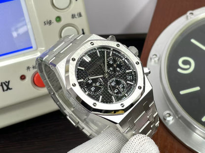 Swiss ap Royal Oak Chronograph 26240 Black Dial with 4401 Movement