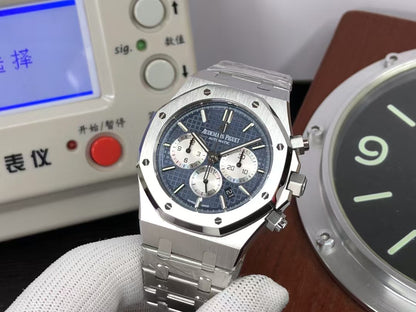 OMF ap Royal Oak Chrono 26331 Stainless Steel Case Blue Dial with Asia 7750 Movement