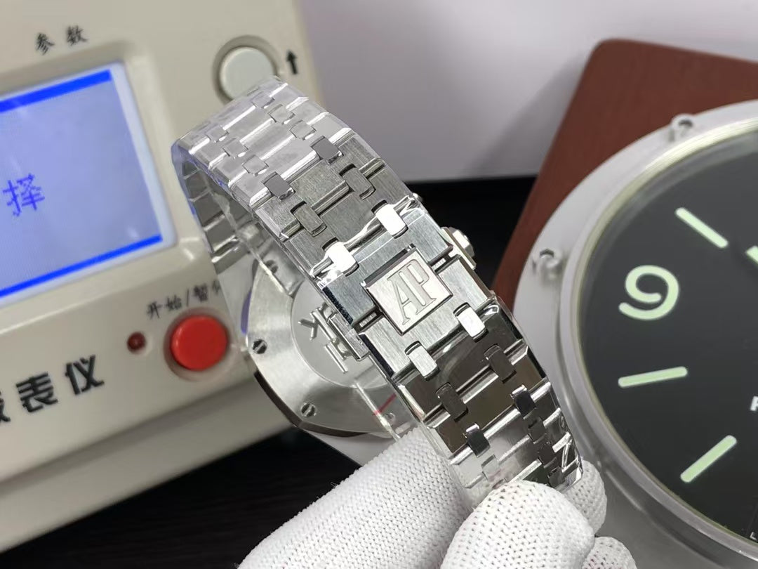 OMF ap Royal Oak Chrono 26331 Stainless Steel Case White Dial with Asia 7750 Movement