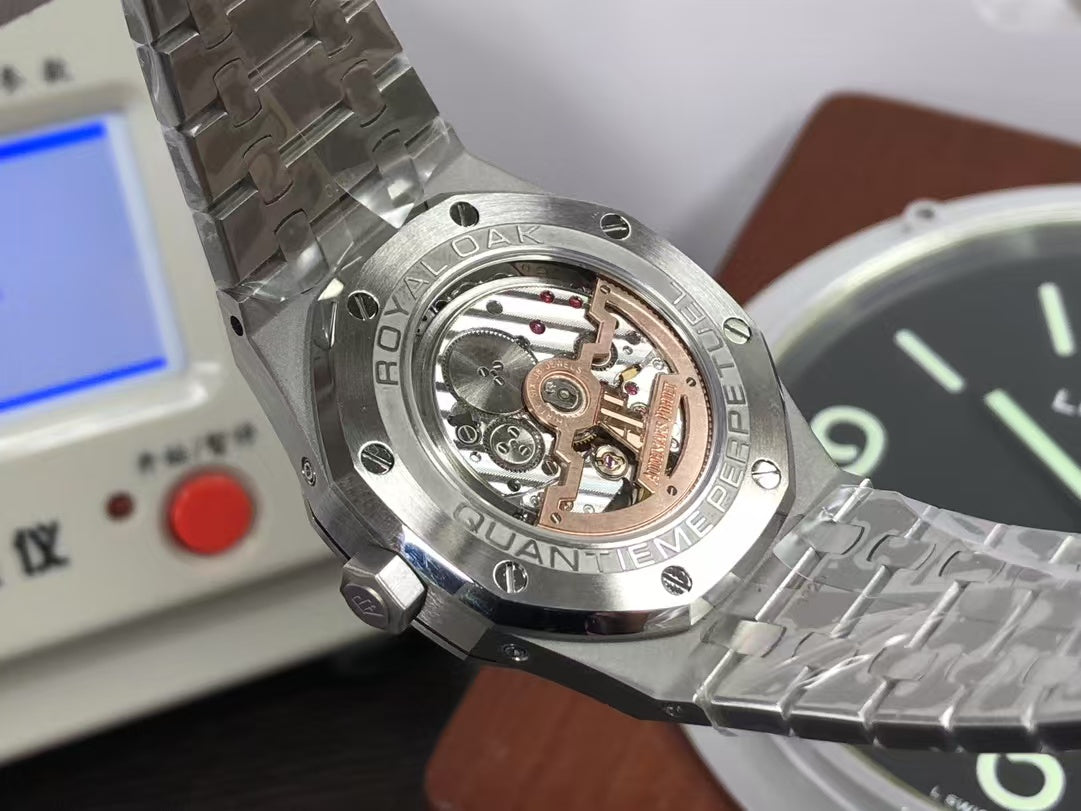 APSF ap Royal Oak Perpetual Calendar 26574 Moon Phase Steel Blue Dial with 5134 Movement