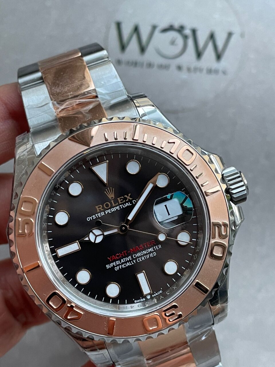 VSF FACTORY 1:1 Rolex Yacht-Master 126621 904L/RG Best Edition Brown Dial VS3235