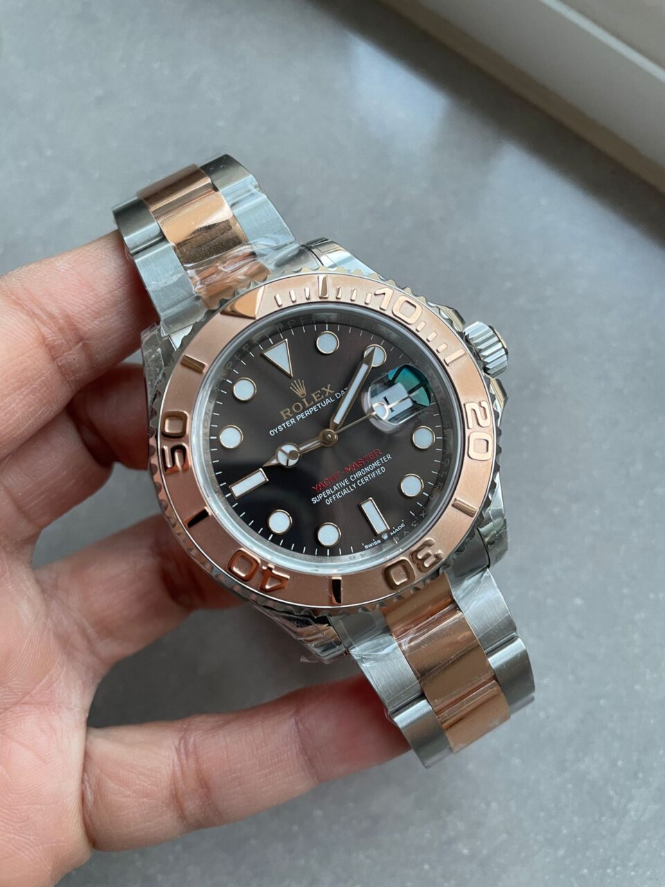 VSF FACTORY 1:1 Rolex Yacht-Master 126621 904L/RG Best Edition Black Dial VS3235