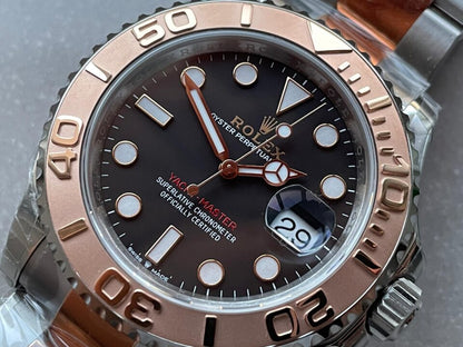 VSF FACTORY 1:1 Rolex Yacht-Master 126621 904L/RG Best Edition Black Dial VS3235