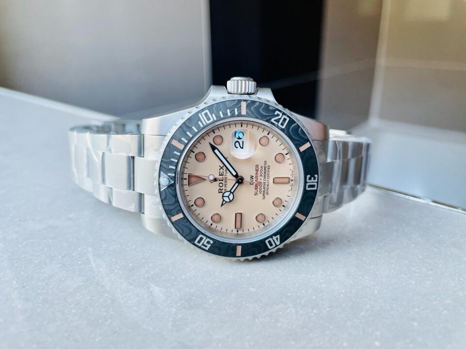 VSF FACTORY 1:1 Rolex Submariner DiW “Dune” 904L SS Yellow Dial VS3135