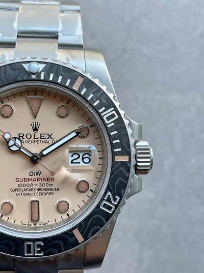 VSF FACTORY 1:1 Rolex Submariner DiW “Dune” 904L SS Yellow Dial VS3135