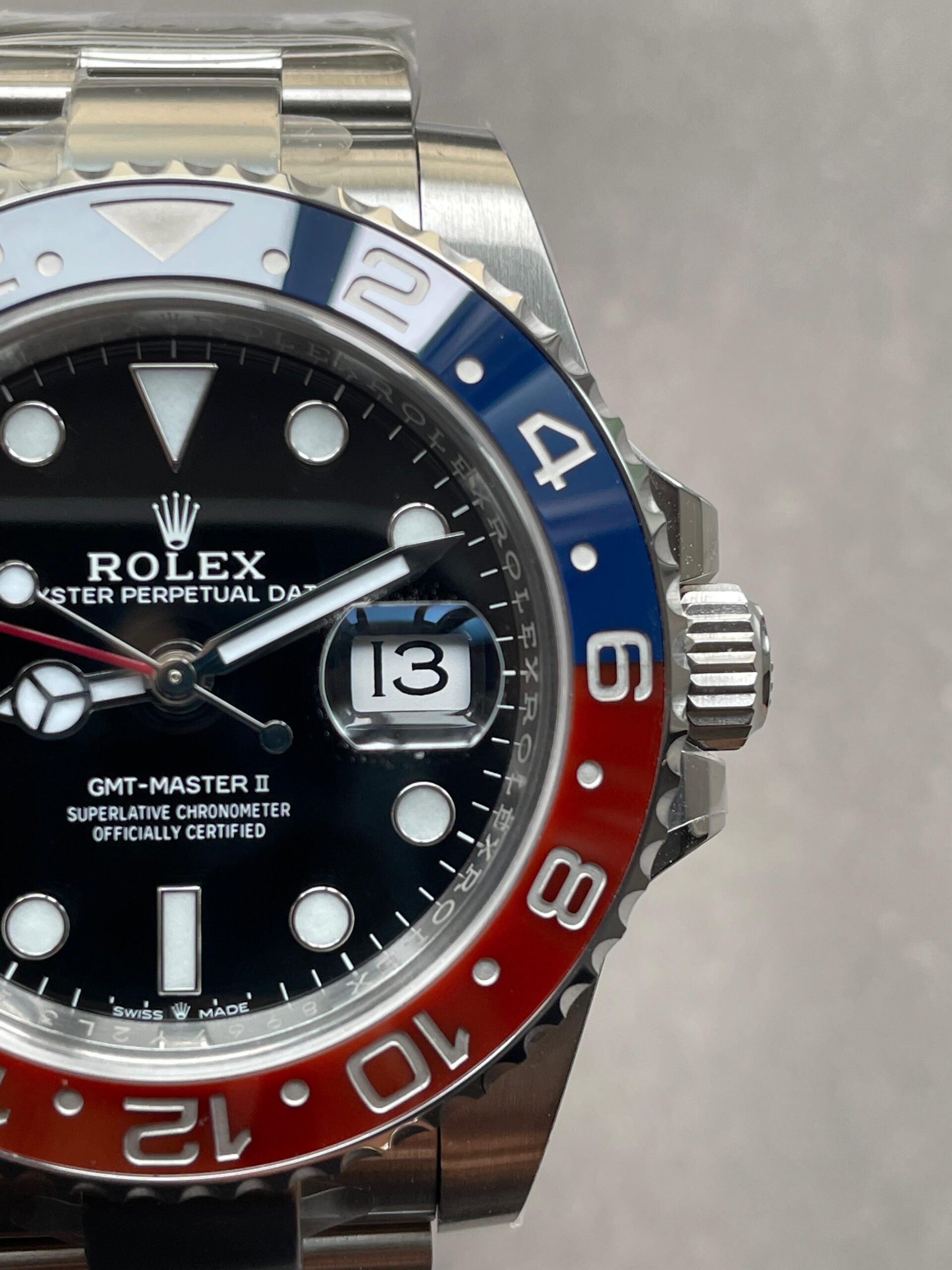 Clean Factory 1:1 Rolex GMT-Master II 126710 BLRO PEPSI Blue/Red Best Edition Ceramic DD3285 CHS