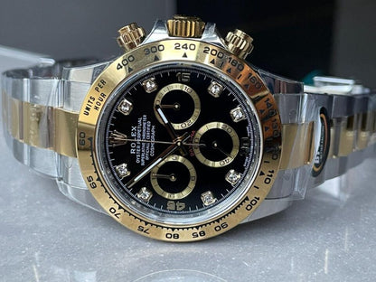 BTF Factory 1:1 Rolex Daytona 116503 904L YG/SS Black Dial A4130