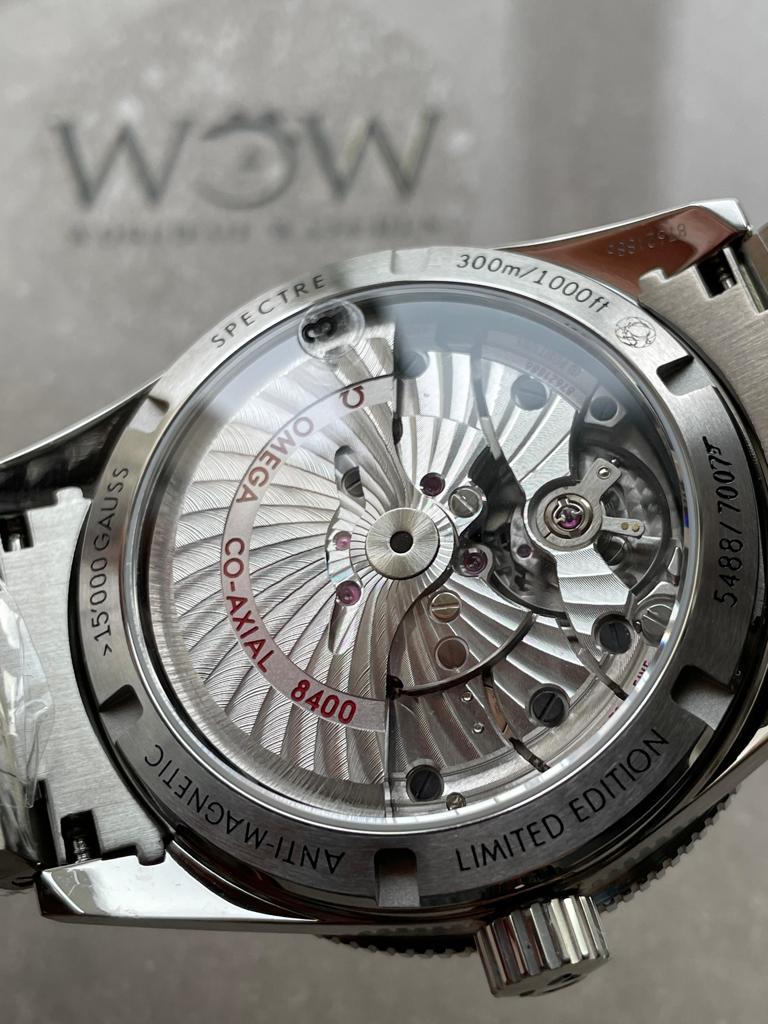 Seamaster 300 “Spectre” Limited Edition VSF 1:1 Best Edition on SS Bracelet A8400 Super Clone V2