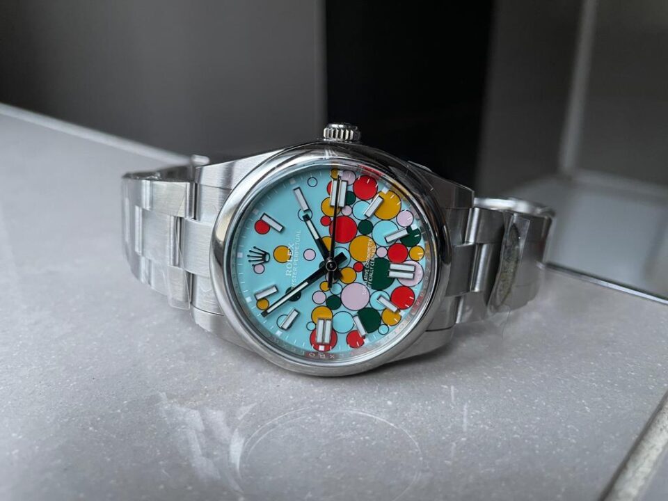 Clean FACTORY 1:1 Rolex Oyster Perpetual 41mm 124300 cele bration 904L SS Bubbles Dial VR3230