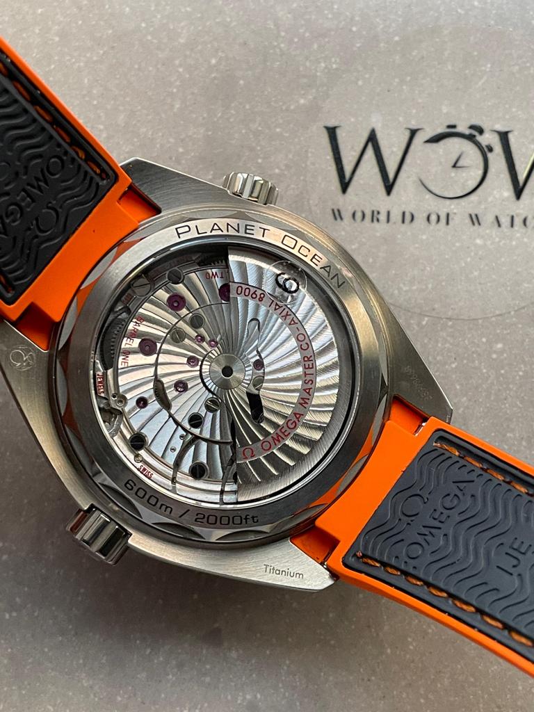 Seamaster Planet Ocean 600m Master Chronometer TI Grey Dial on Rubber Strap VSF A8900