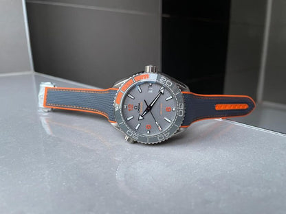 Seamaster Planet Ocean 600m Master Chronometer TI Grey Dial on Rubber Strap VSF A8900