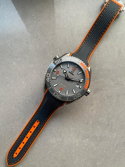 Seamaster Planet Ocean 600m Master Chronometer TI Grey Dial on Rubber Strap VSF A8900